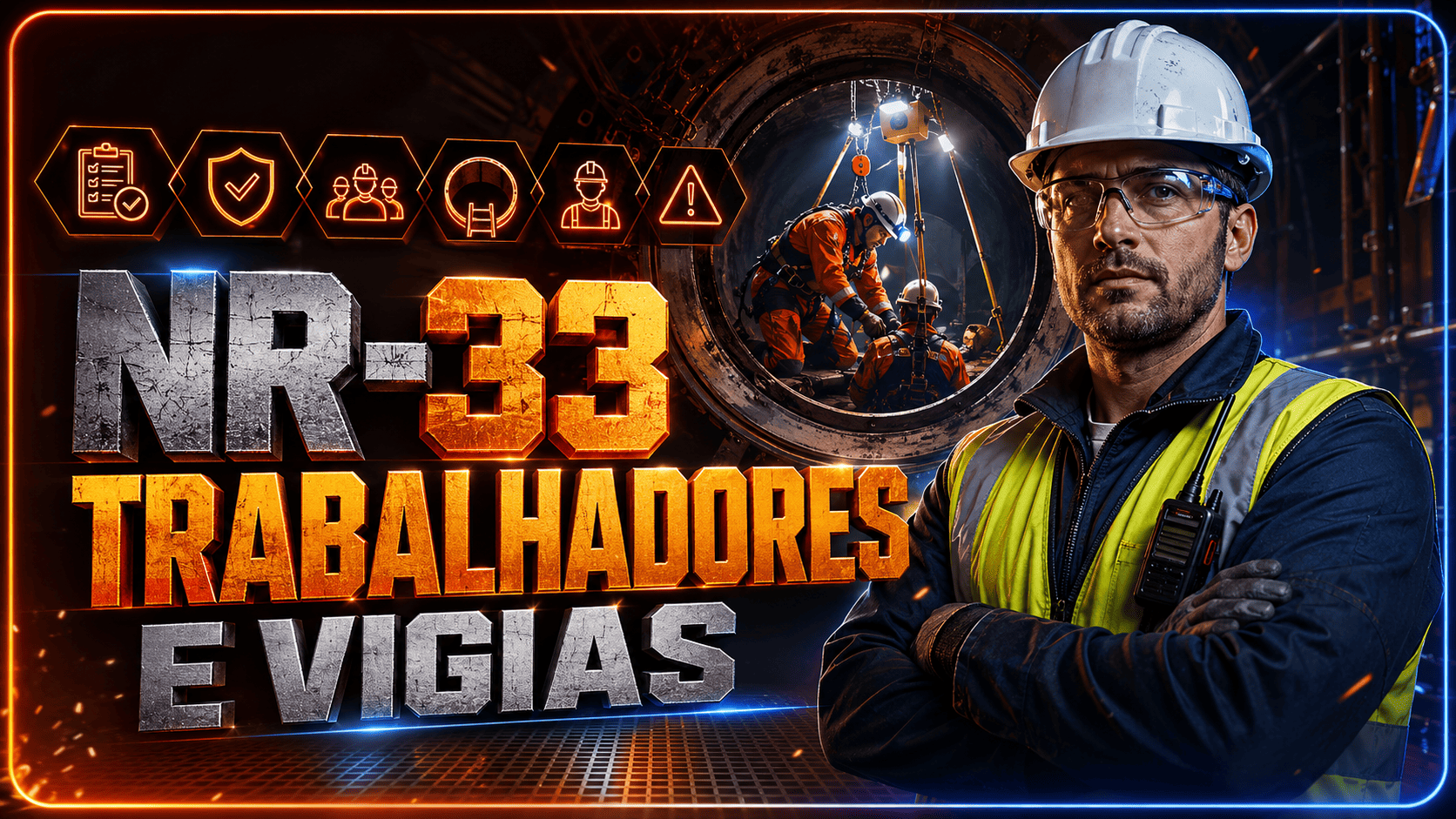 NR-33 | Capacitação de Trabalhadores Autorizados e Vigias - 16H