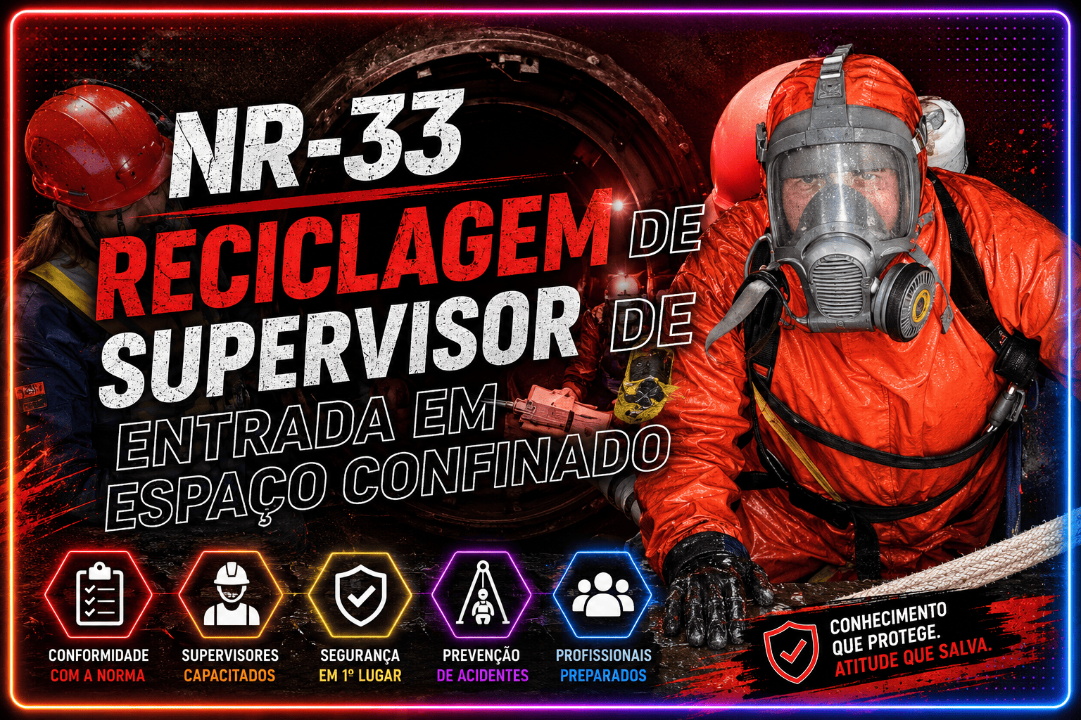 NR-33 | Reciclagem de Supervisor de Entrada em Espaço Confinado - 08H - 2026
